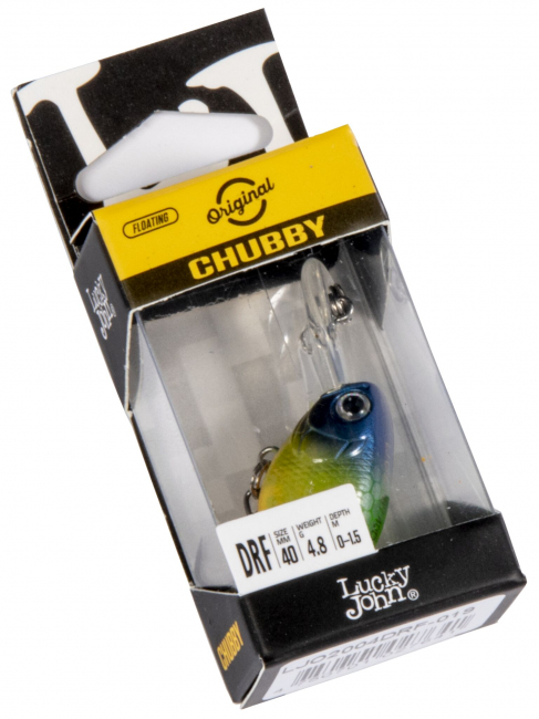 Воблер LJ Original CHUBBY DR F 4 см / 3,8гр / 1-1.5м / 019