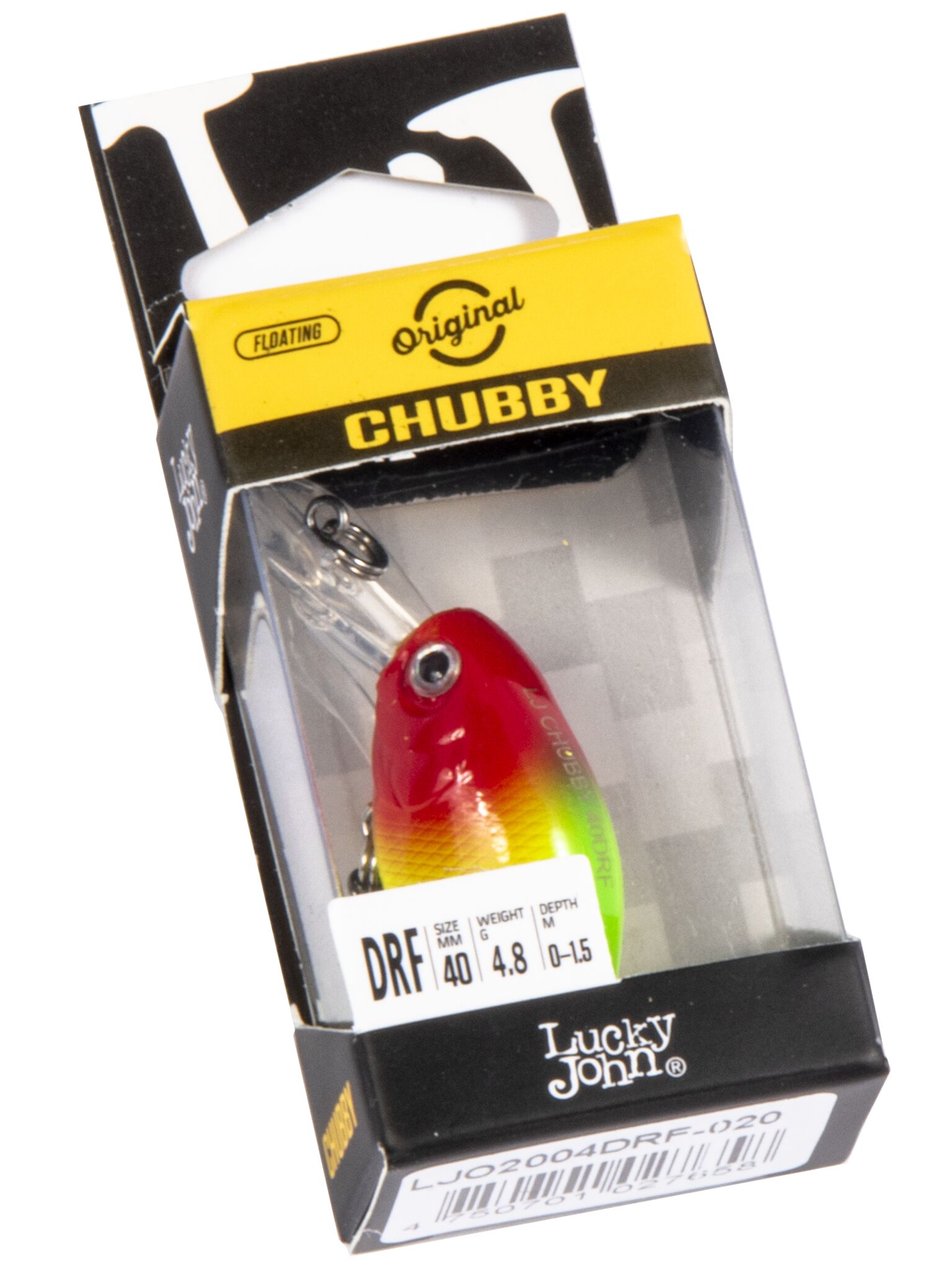 Воблер LJ Original CHUBBY DR F 4 см / 3,8гр / 1-1.5м / 020