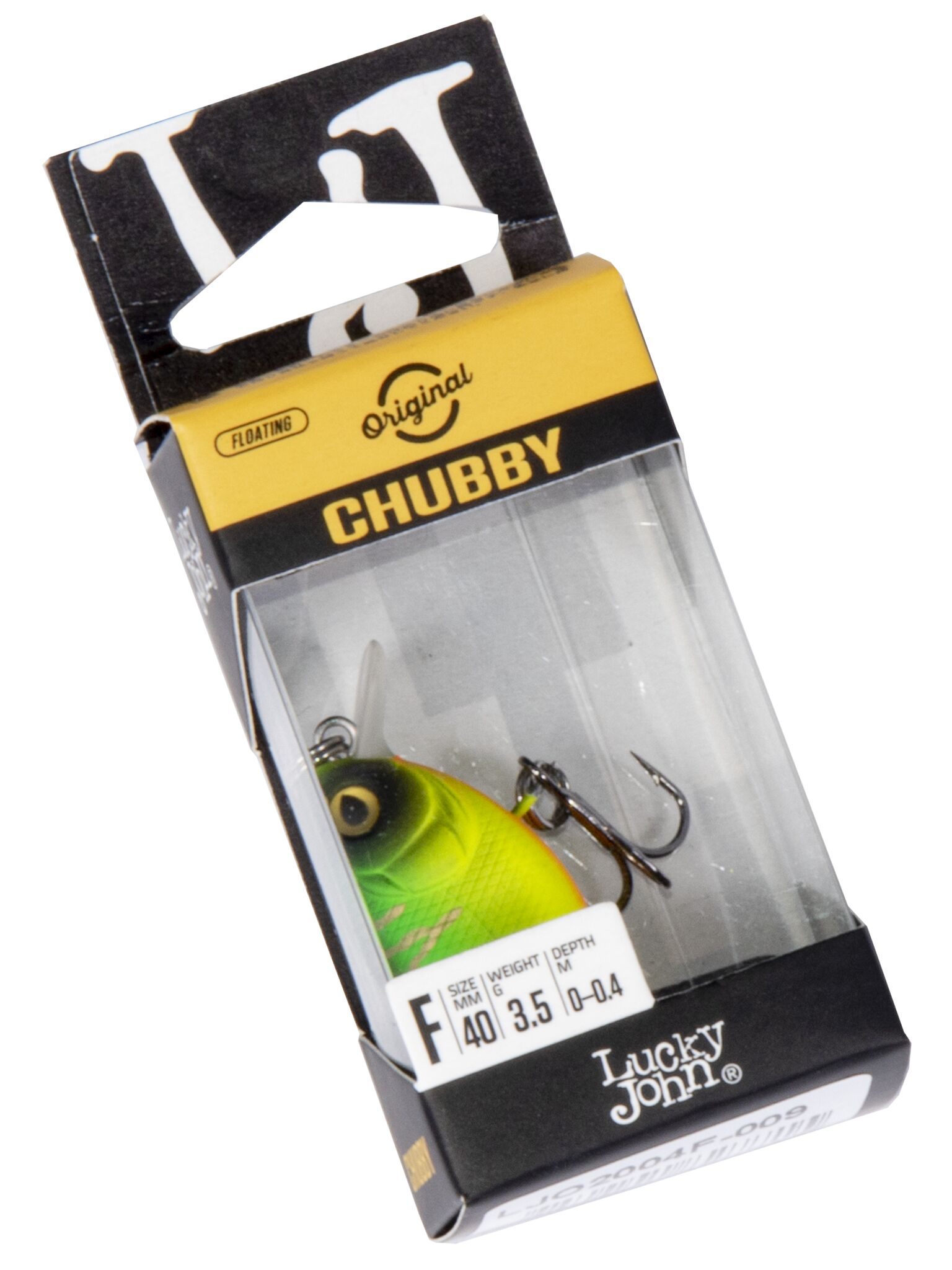 Воблер LJ Original CHUBBY F 4см / 3,5гр / до 0.6м / 009