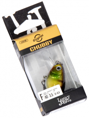 Воблер LJ Original CHUBBY F 4см / 3,5гр / до 0.6м / 010