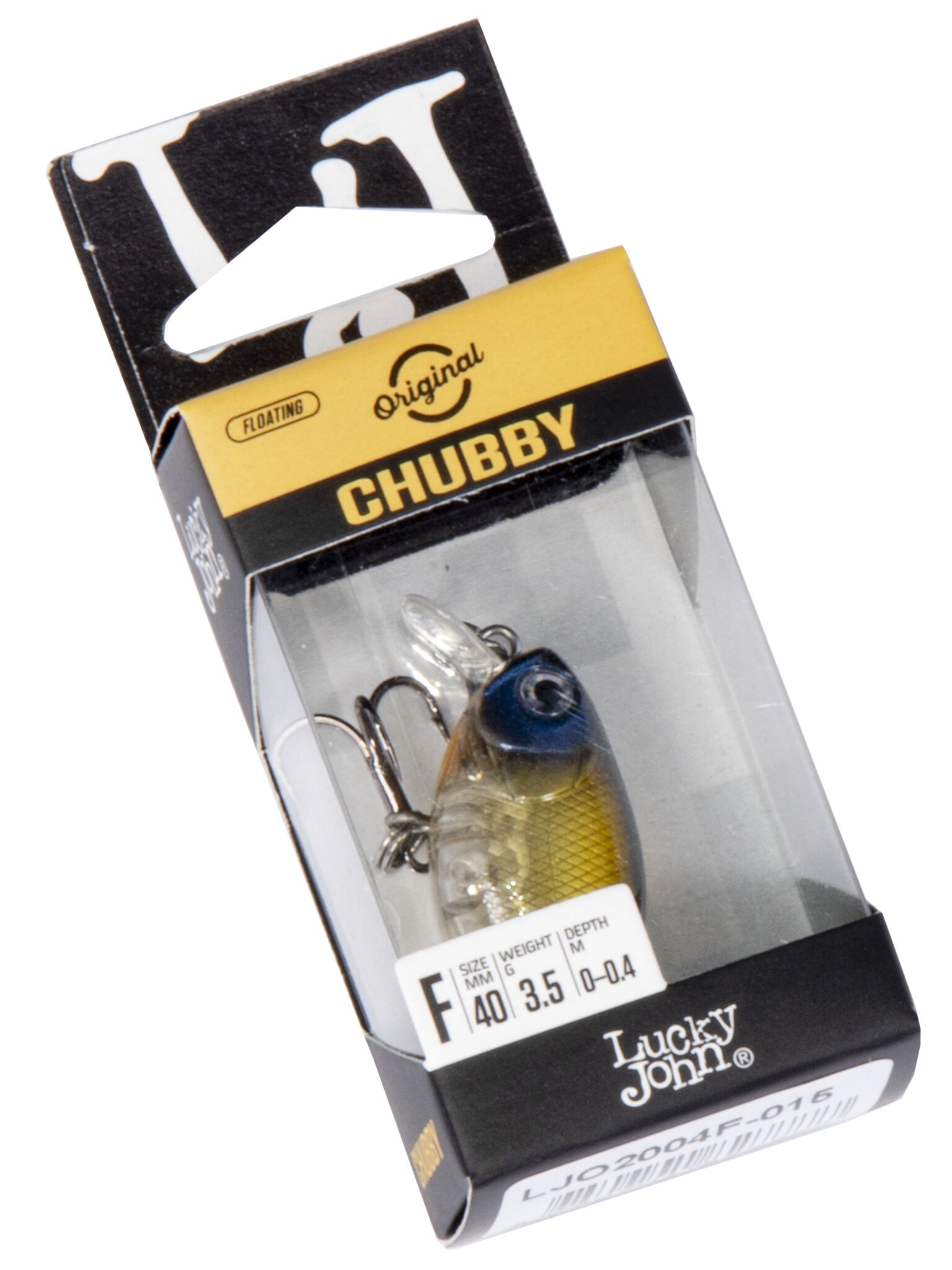 Воблер LJ Original CHUBBY F 4см / 3,5гр / до 0.6м / 015