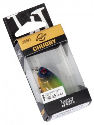 Воблер LJ Original CHUBBY F 4см / 3,5гр / до 0.6м / 019