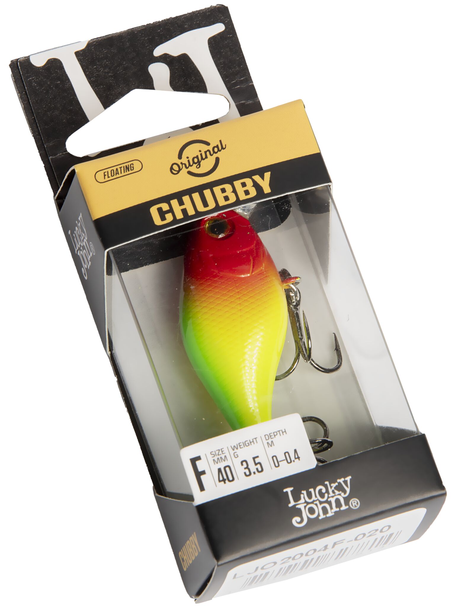 Воблер LJ Original CHUBBY F 4см / 3,5гр / до 0.6м / 020
