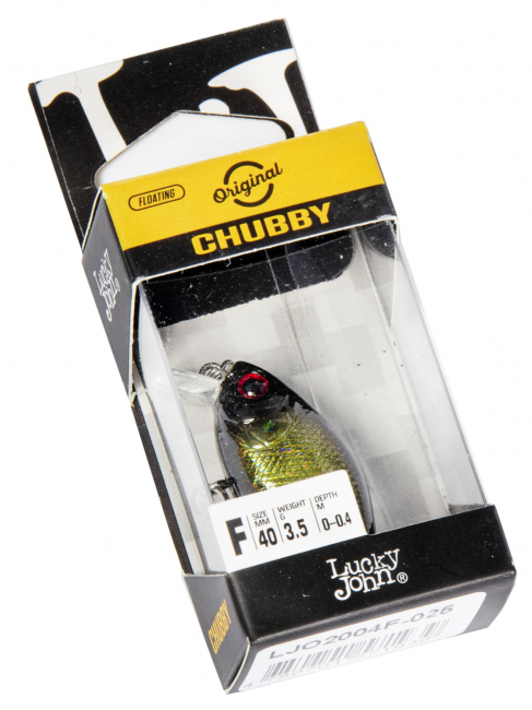 Воблер LJ Original CHUBBY F 4см / 3,5гр / до 0.6м / 025