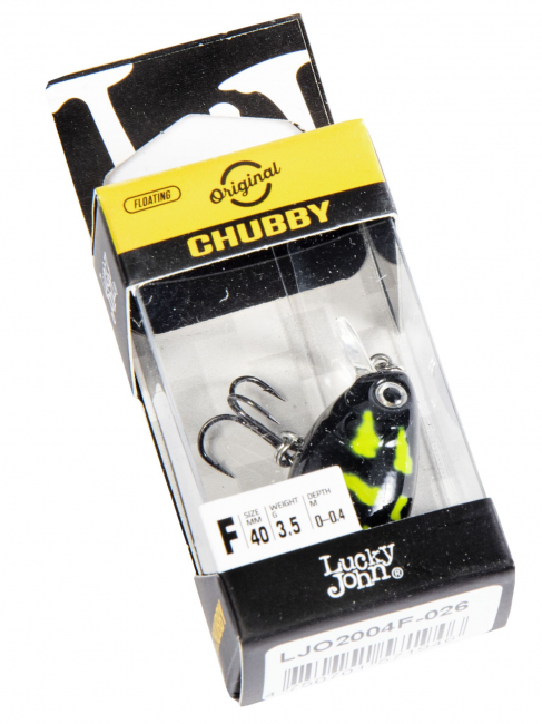 Воблер LJ Original CHUBBY F 4см / 3,5гр / до 0.6м / 026