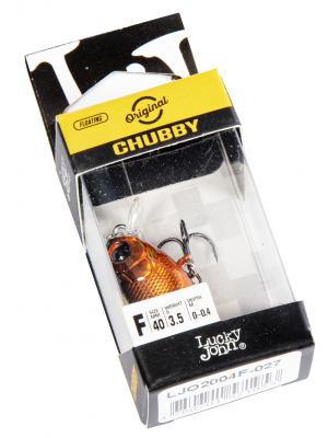 Воблер LJ Original CHUBBY F 4см / 3,5гр / до 0.6м / 027
