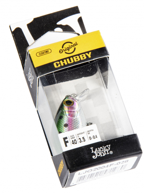 Воблер LJ Original CHUBBY F 4см / 3,5гр / до 0.6м / 028