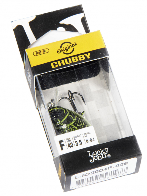 Воблер LJ Original CHUBBY F 4см / 3,5гр / до 0.6м / 029