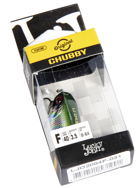 Воблер LJ Original CHUBBY F 4см / 3,5гр / до 0.6м / 031
