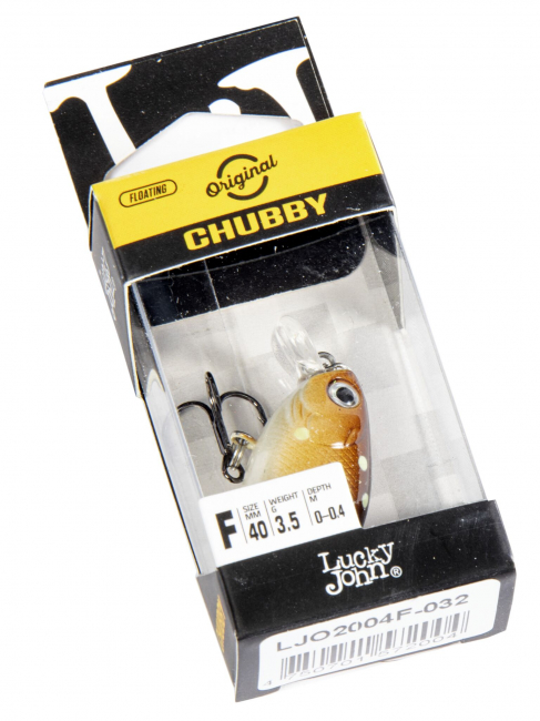Воблер LJ Original CHUBBY F 4см / 3,5гр / до 0.6м / 032