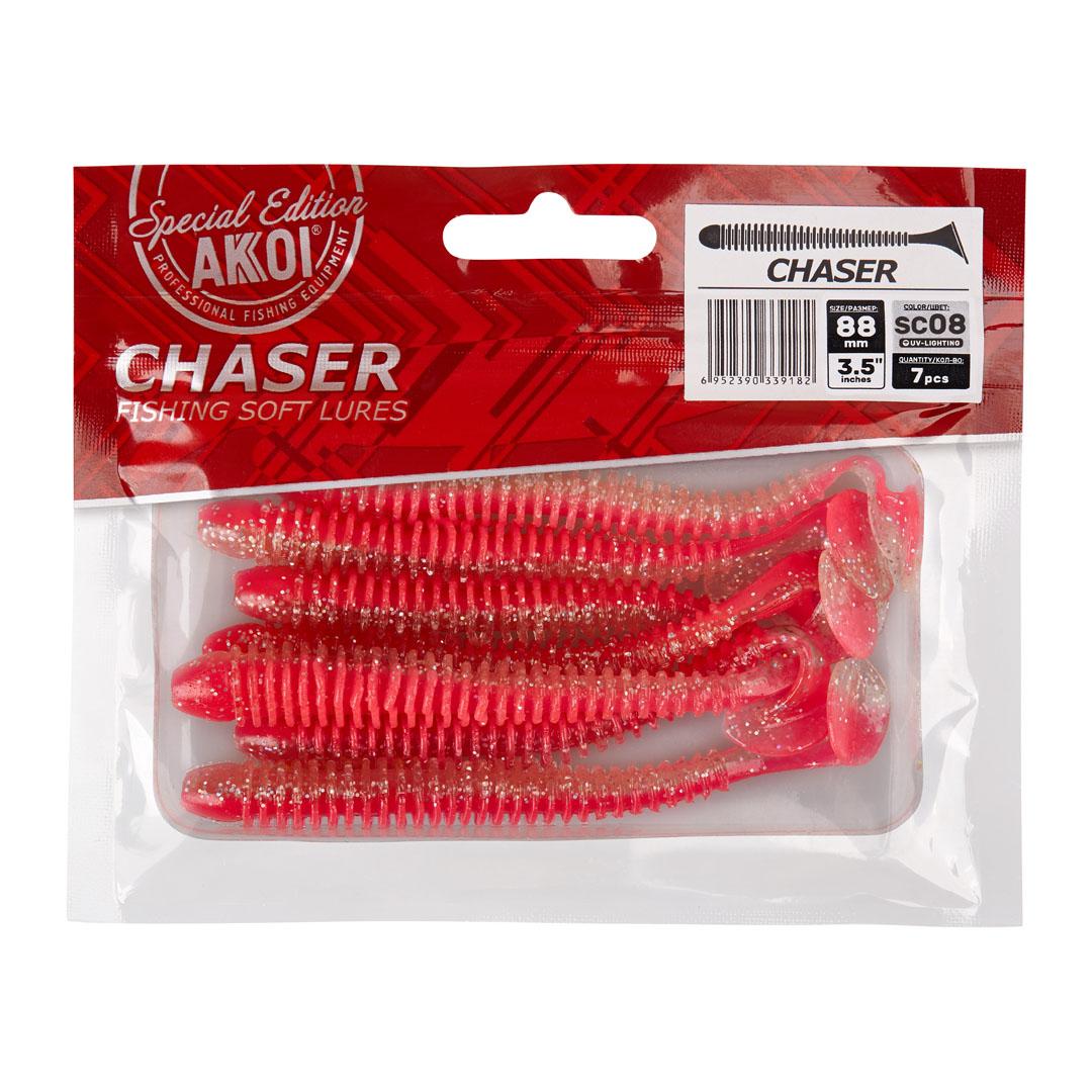 Силиконовая приманка AKKOI CHASER 88mm цвет SC08