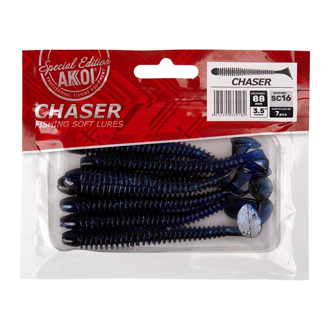 Силиконовая приманка AKKOI CHASER 88mm цвет SC16