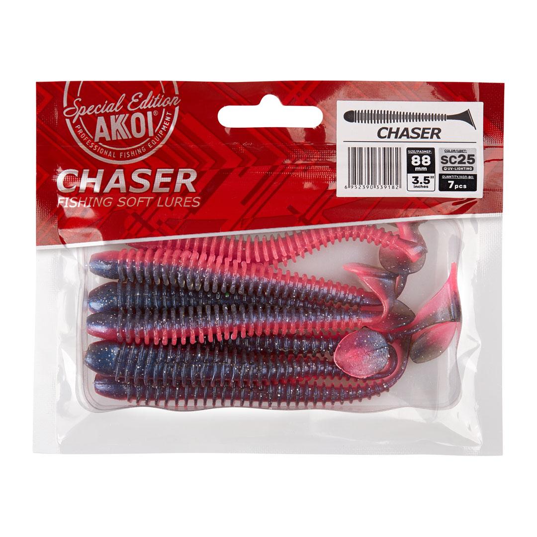 Силиконовая приманка AKKOI CHASER 88mm цвет SC25