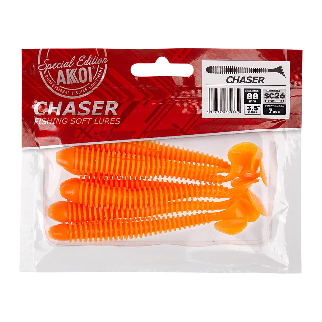 Силиконовая приманка AKKOI CHASER 88mm цвет SC26