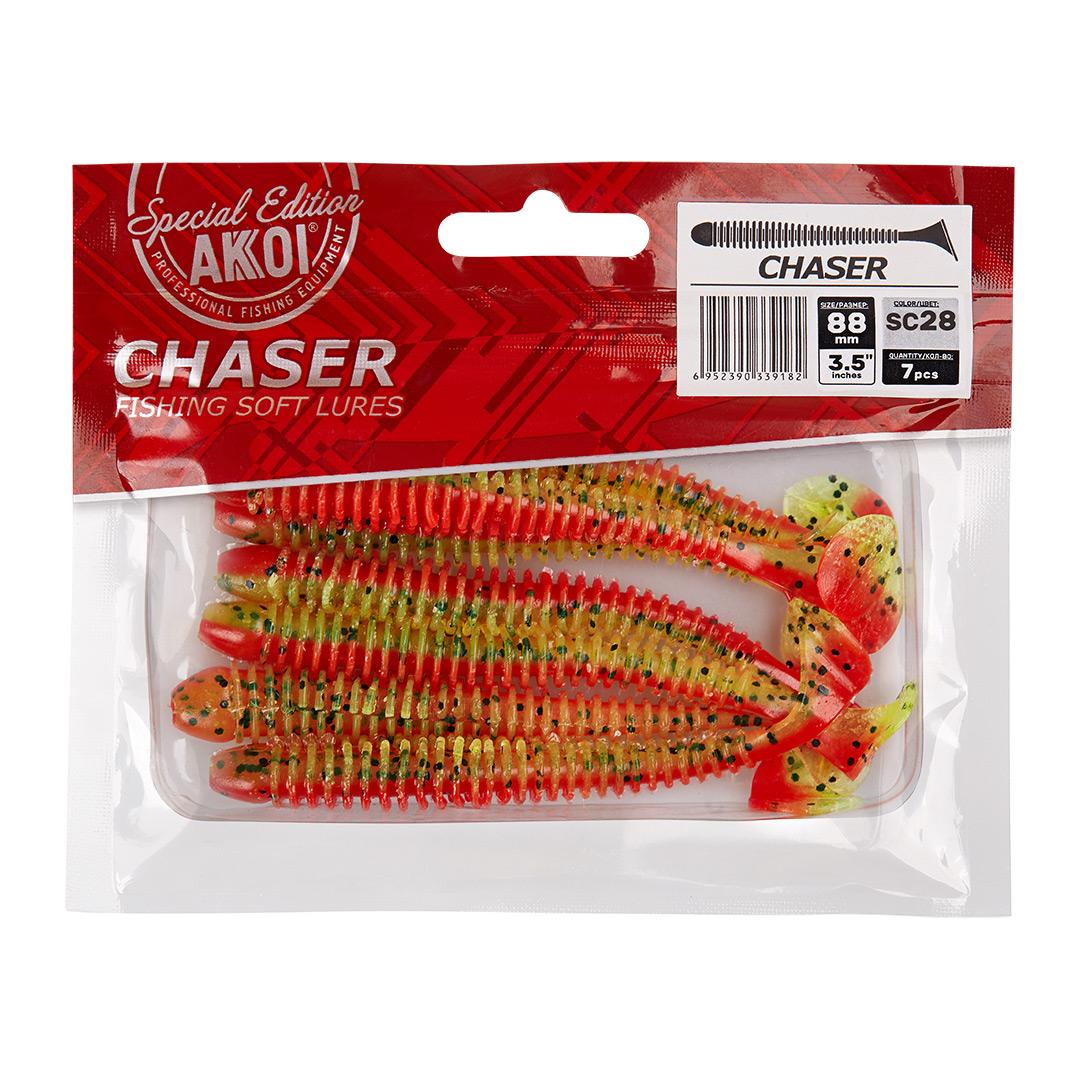 Силиконовая приманка AKKOI CHASER 88mm цвет SC28