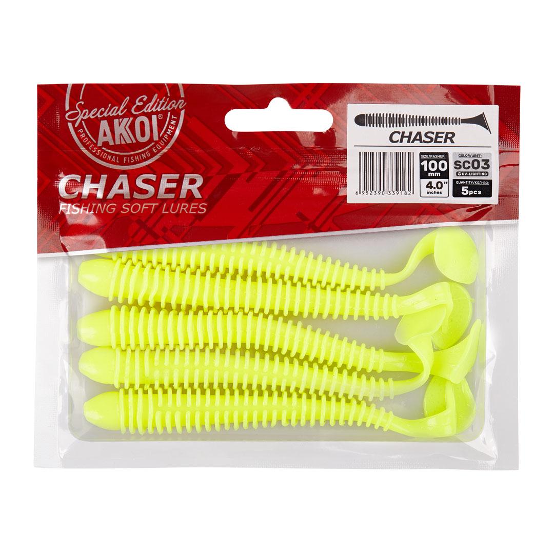 Силиконовая приманка AKKOI CHASER 100mm цвет SC03