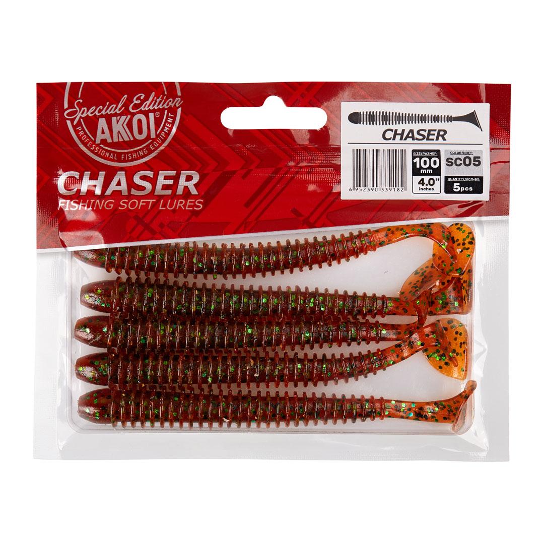 Силиконовая приманка AKKOI CHASER 100mm цвет SC05