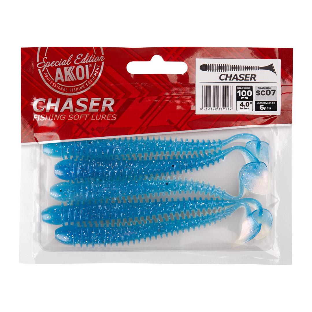 Силиконовая приманка AKKOI CHASER 100mm цвет SC07