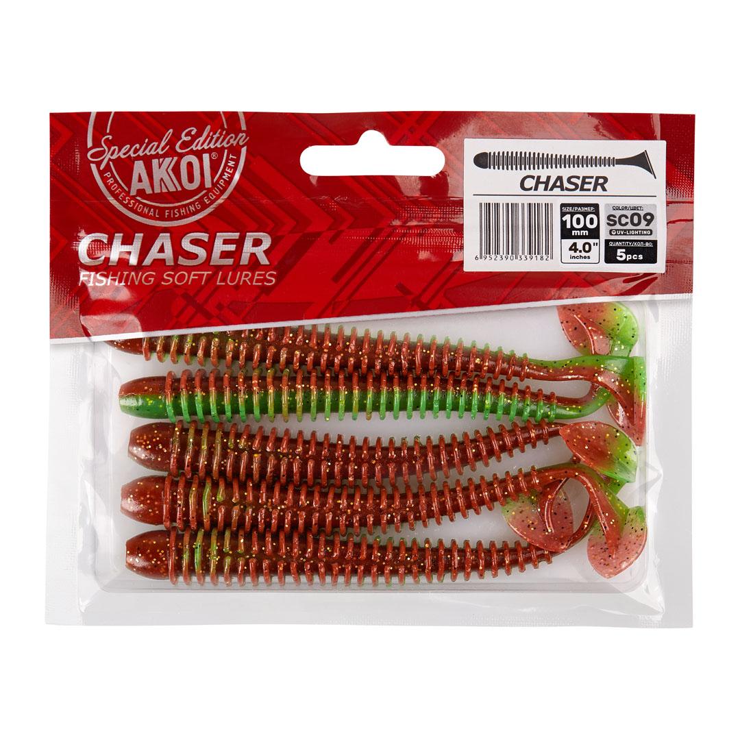 Силиконовая приманка AKKOI CHASER 100mm цвет SC09