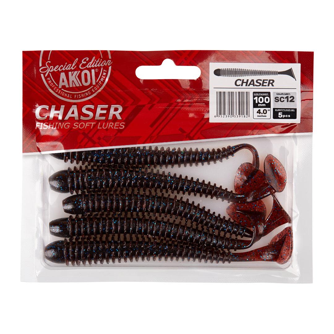 Силиконовая приманка AKKOI CHASER 100mm цвет SC12