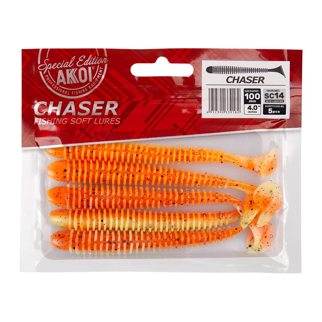 Силиконовая приманка AKKOI CHASER 100mm цвет SC14