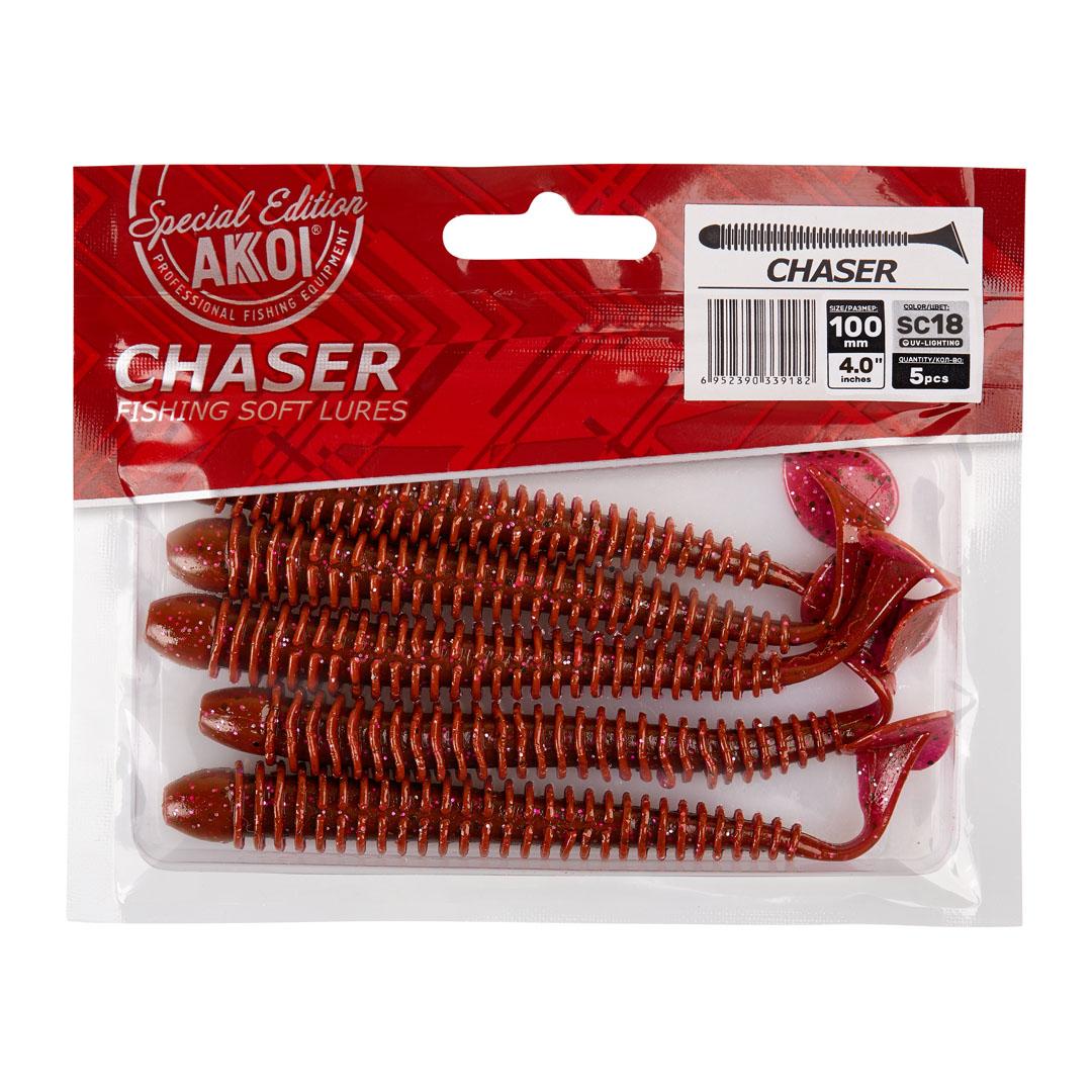 Силиконовая приманка AKKOI CHASER 100mm цвет SC18