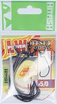 Крючок офсетный HITFISH LW POWER OFFSET HOOK #2/0 (8 шт/пач)