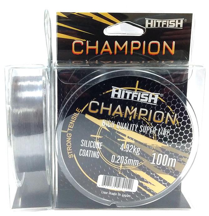 Леска HITFISH CHAMPION 100m (0.181 mm 3.84 kg) Ца. Стальной
