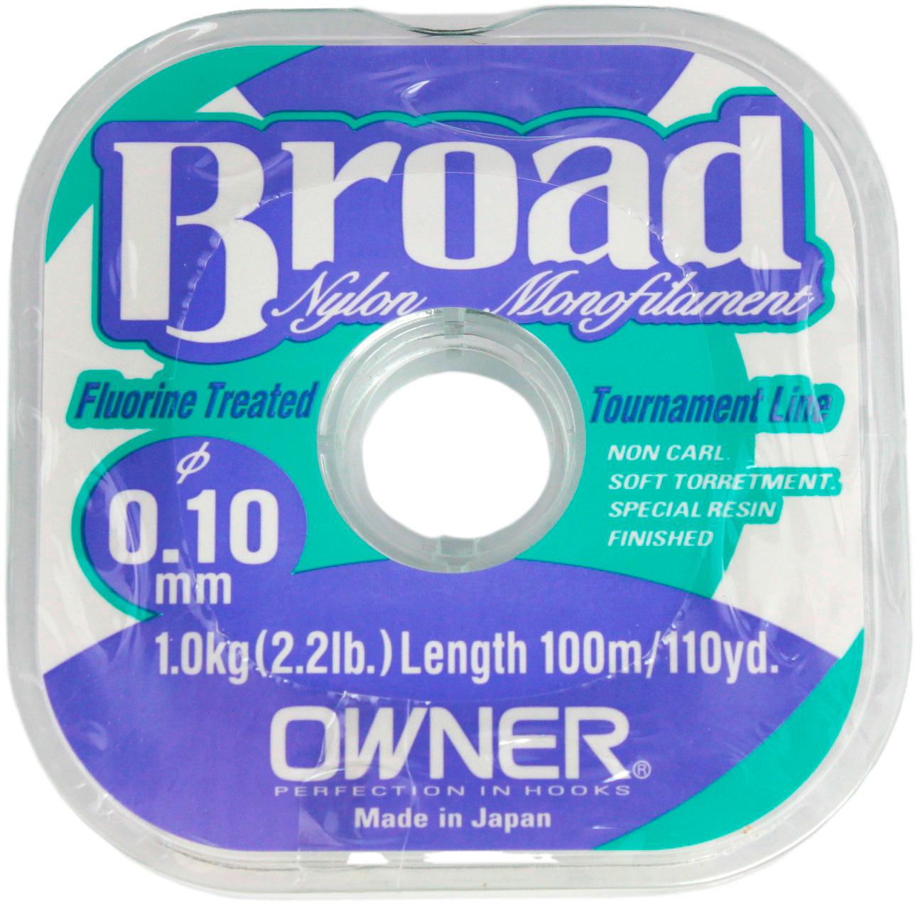 Леска Owner ‘BROAD’ 0.10-100m