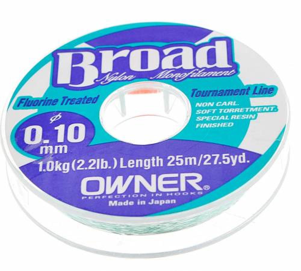 Леска Owner ‘BROAD’ 0.10-25m