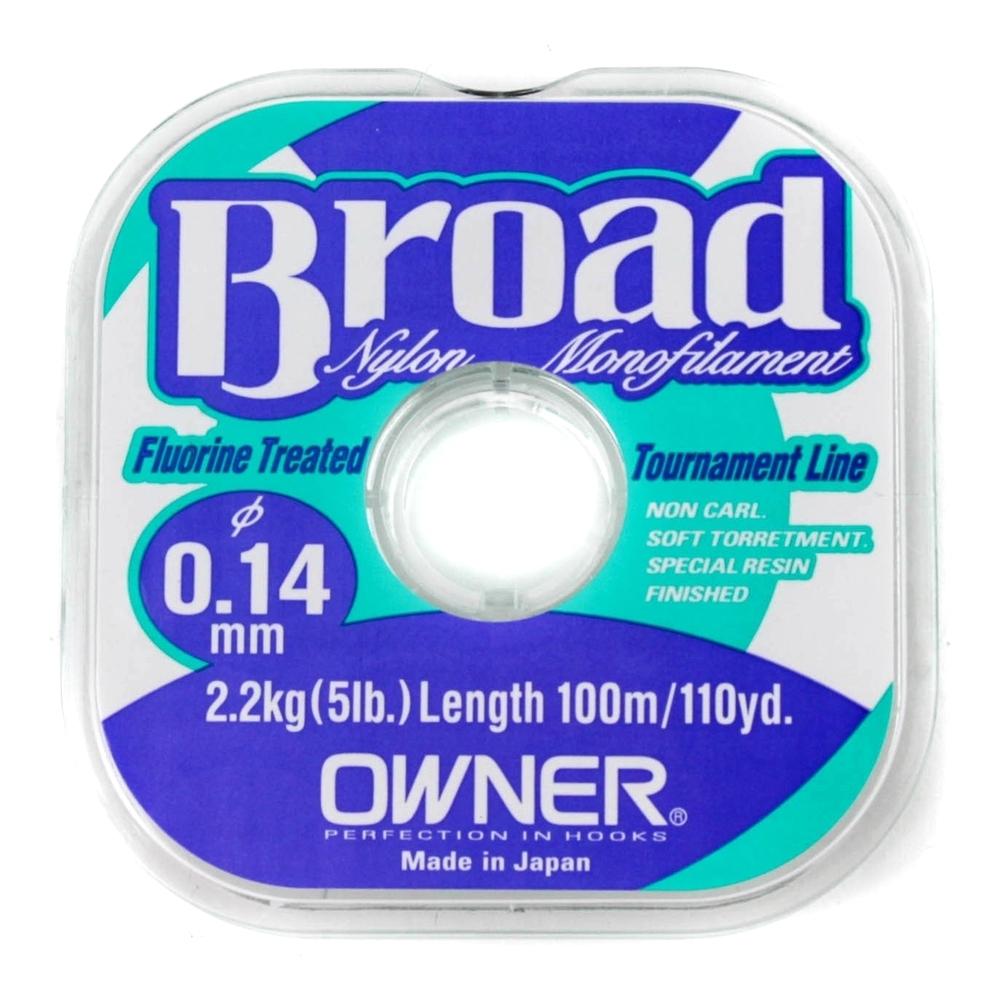 Леска Owner ‘BROAD’ 0.14-100m