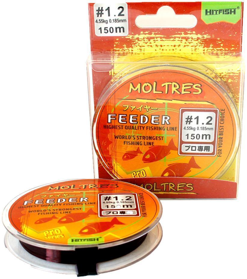 Леска HITFISH MOLTRES FEEDER 150m (Brown) #6.0 (0.405mm/16.15 kg)