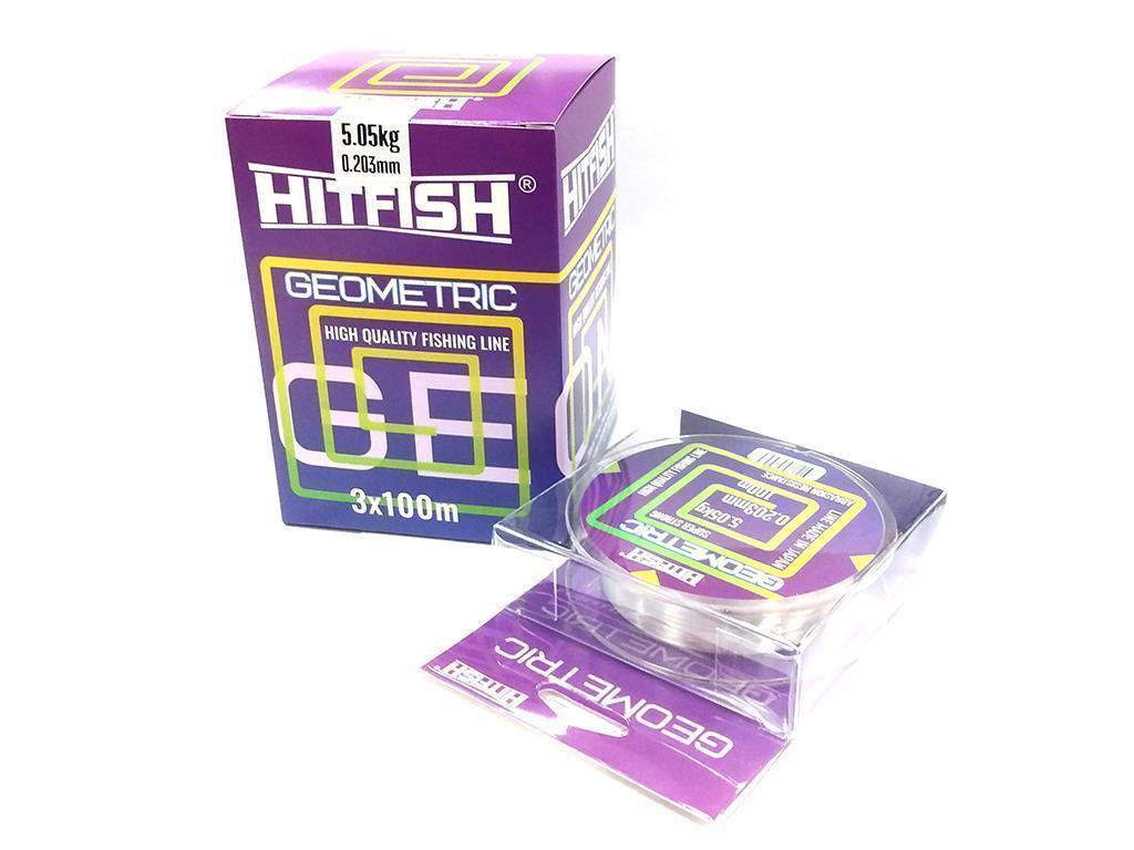 Леска HITFISH GEOMETRIC 100m (0.331 mm 12,24 kg) Ца. Белый
