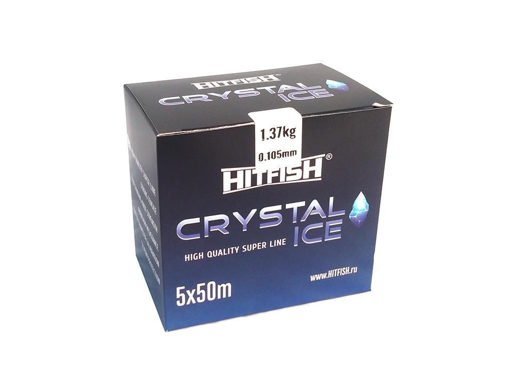 Леска HITFISH CRYSTAL ICE 50m (0.165 mm 3,47 kg) Ца. Голубой