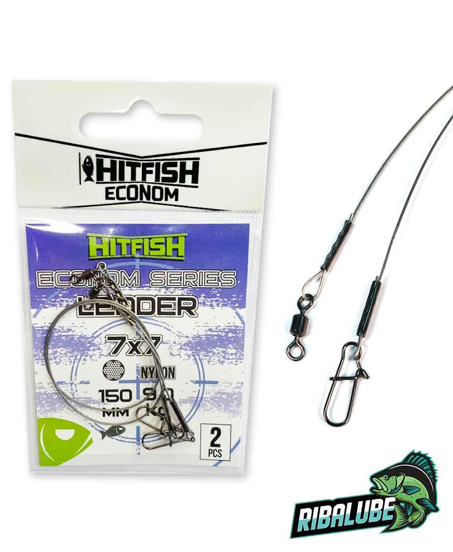 Поводки HITFISH Econom Leader 7×7 Nylon (150mm 6.5 kg) (2 шт/уп)