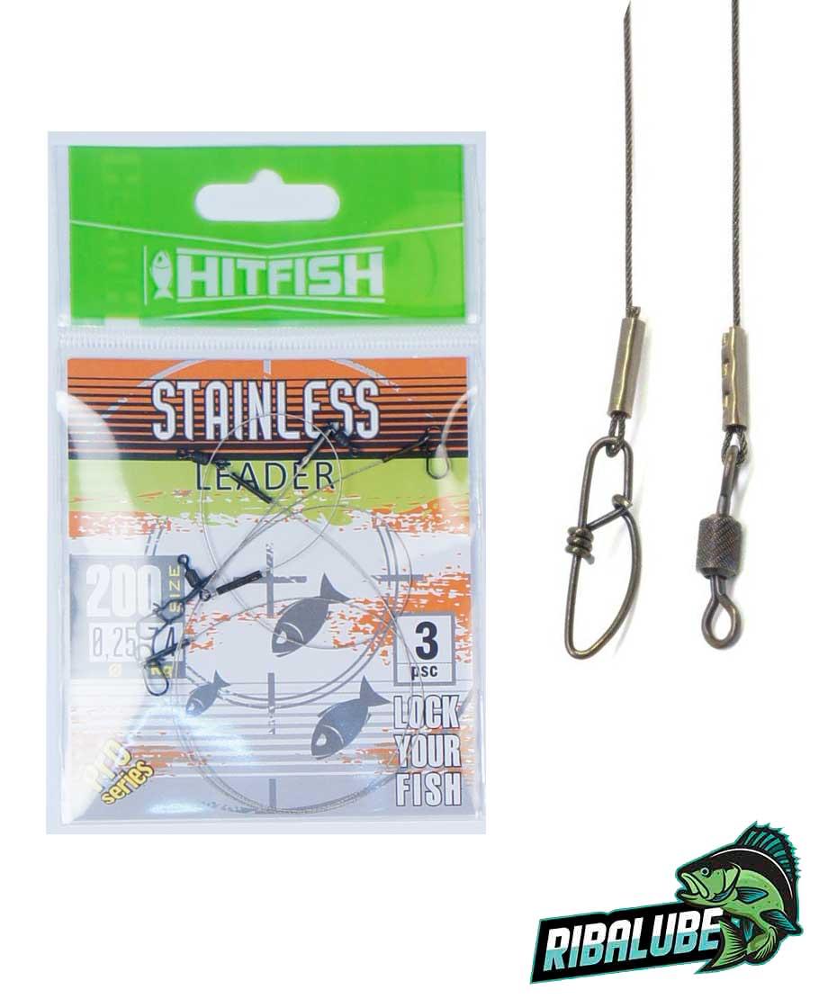 Стальной поводок HITFISH Stainless leader 7*7 нитей (150 mm d0.27 5.7 kg) (2 шт/уп)