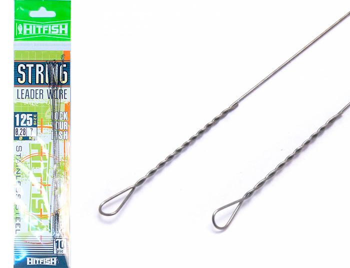 Поводок струна HITFISH String Leader Wire (100 cm, d 0.28, 7 kg) (10 штпач)