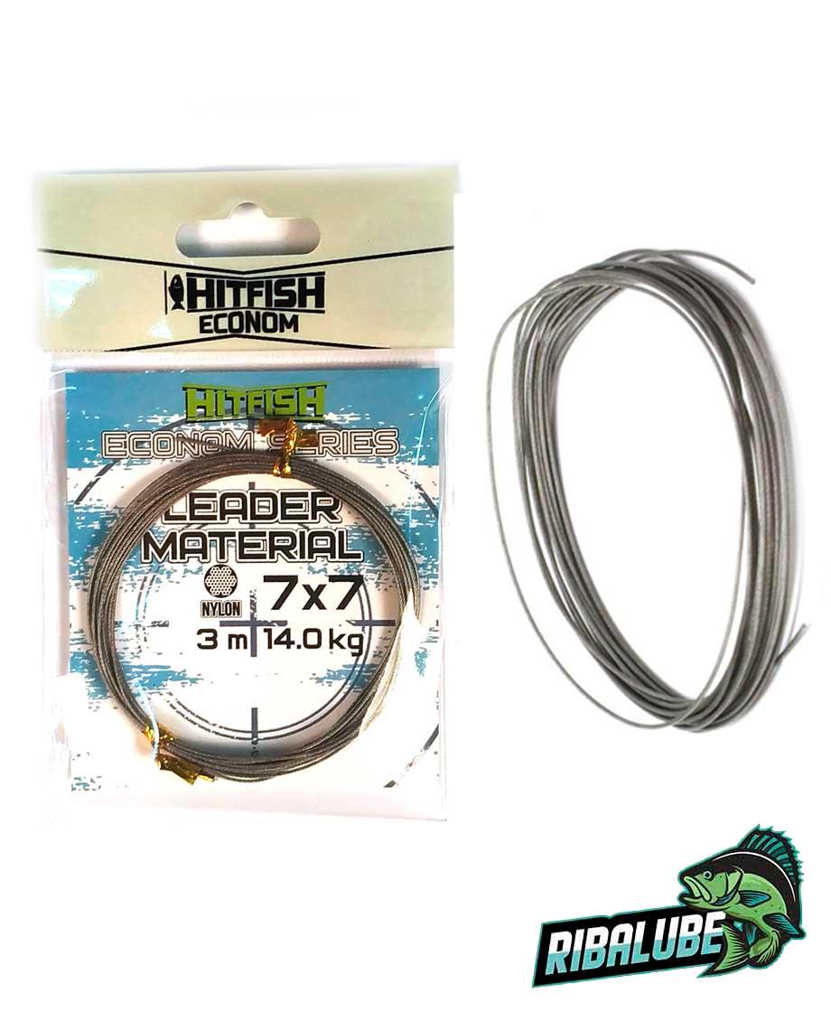 Поводковый материал HITFISH Econom Leader Material 7×7 Nylon (d 0.30mm 6.5 kg) (3 m)