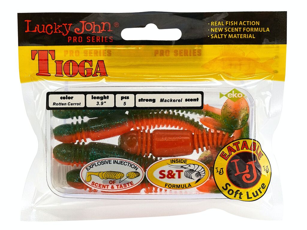 ВИБРОХВОСТЫ СЪЕДОБ. ИСКУССТ. LJ PRO SERIES TIOGA 3.9IN (10.00)/T56