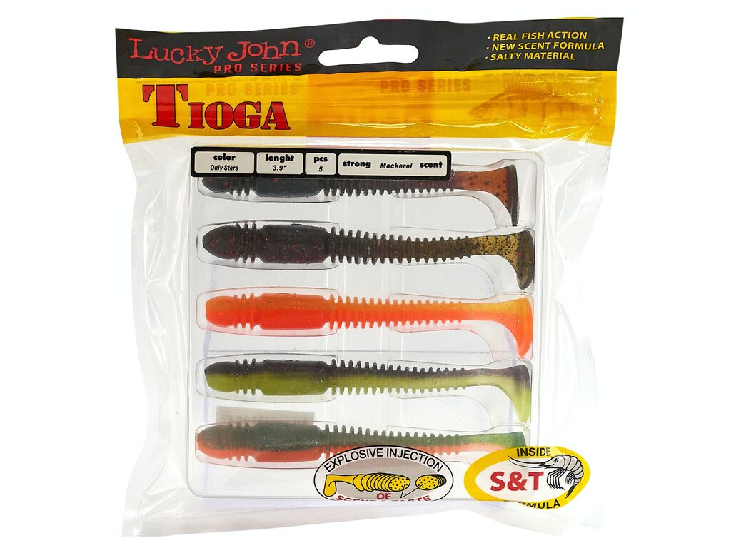 ВИБРОХВОСТЫ СЪЕДОБНЫЕ LJ PRO SERIES TIOGA 3.9IN (10.00)/MIX2