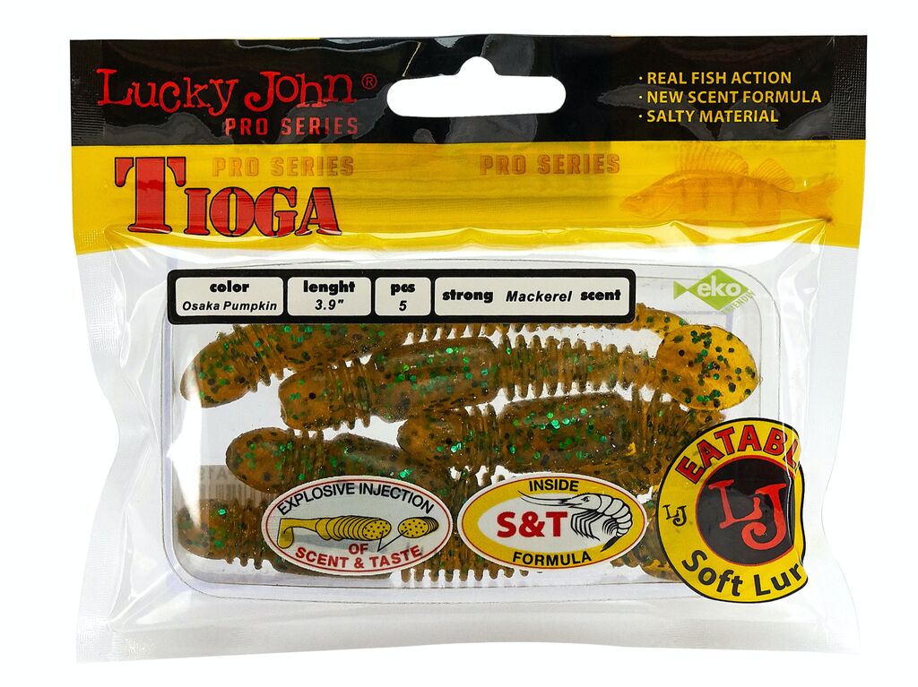 ВИБРОХВОСТЫ СЪЕДОБНЫЕ LJ PRO SERIES TIOGA 3.9IN (10.00)/PA19