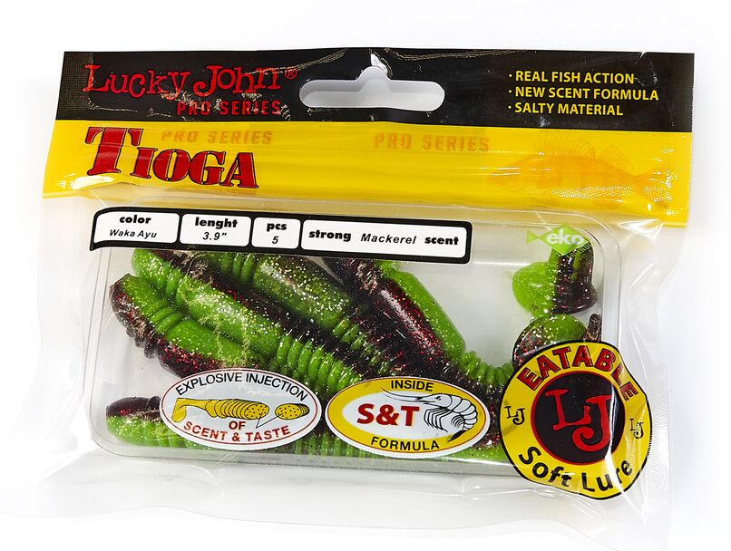 ВИБРОХВОСТЫ СЪЕДОБНЫЕ LJ PRO SERIES TIOGA 3.9IN (10.00)/T44