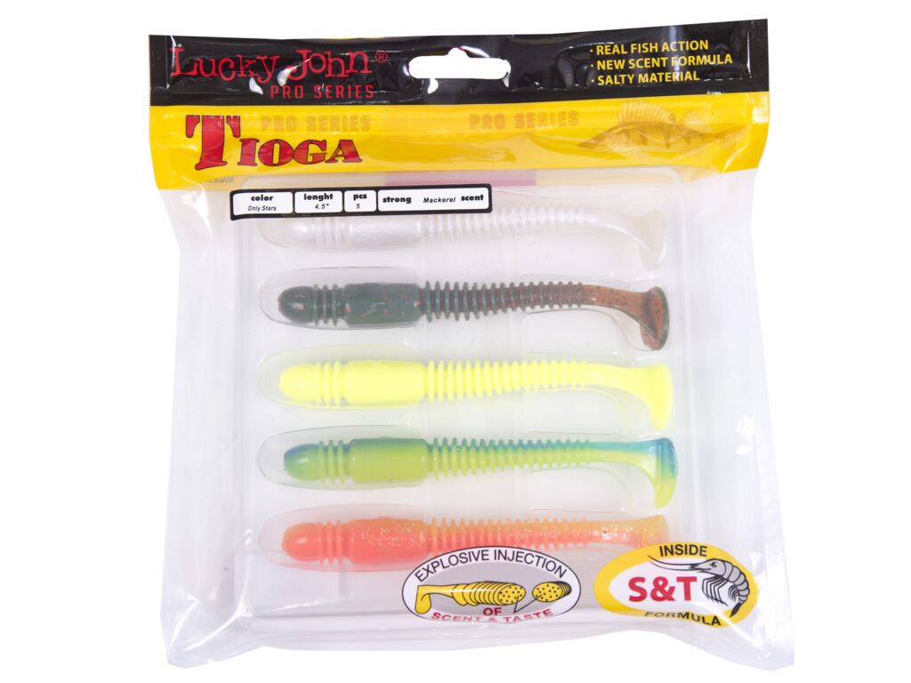 ВИБРОХВОСТЫ СЪЕДОБ. ИСКУССТ. LJ PRO SERIES TIOGA 4.5IN (11.40)/MIX1
