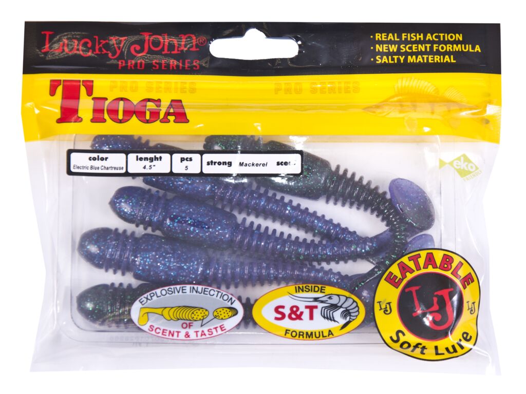 ВИБРОХВОСТЫ СЪЕДОБ. ИСКУССТ. LJ PRO SERIES TIOGA 4.5IN (11.40)/T52
