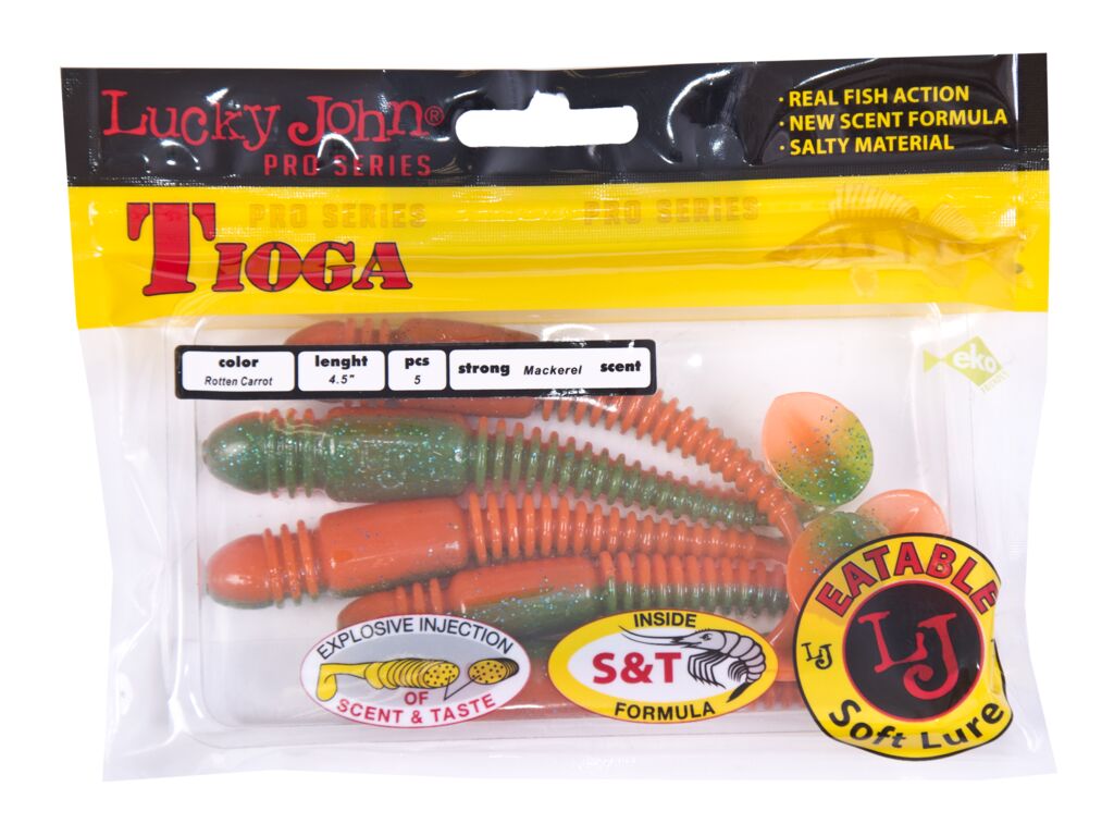 ВИБРОХВОСТЫ СЪЕДОБ. ИСКУССТ. LJ PRO SERIES TIOGA 4.5IN (11.40)/T56