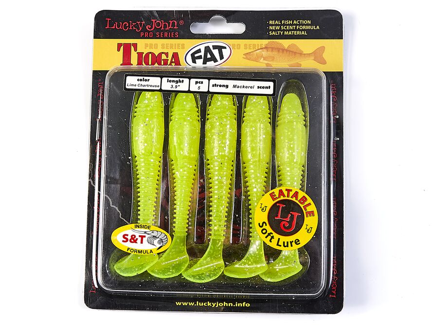 ВИБРОХВОСТЫ СЪЕДОБНЫЕ LJ PRO SERIES TIOGA FAT 3.9IN (10.00)/071