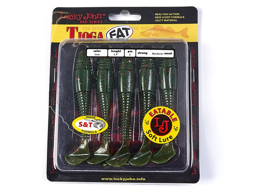 ВИБРОХВОСТЫ СЪЕДОБНЫЕ LJ PRO SERIES TIOGA FAT 3.9IN (10.00)/PA16