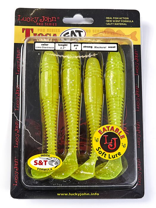 ВИБРОХВОСТЫ СЪЕДОБНЫЕ LJ PRO SERIES TIOGA FAT 4.5IN (11.40)/071