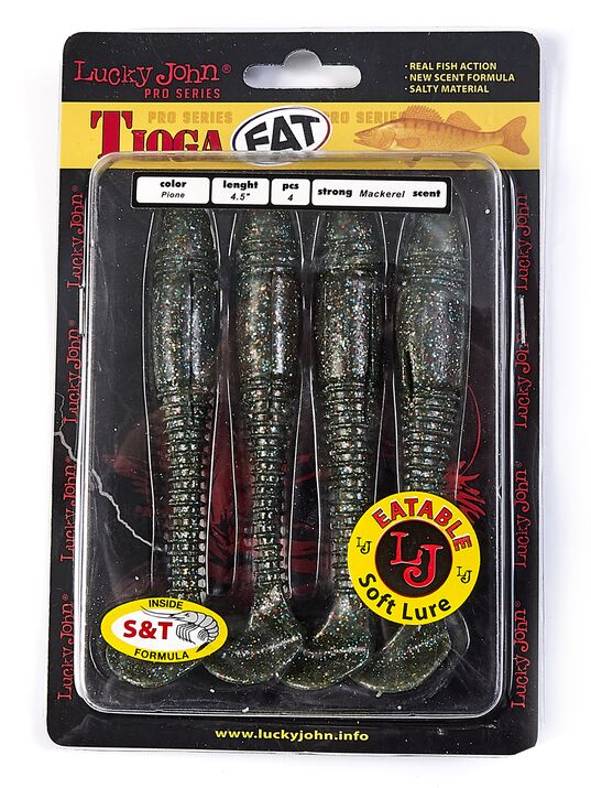 ВИБРОХВОСТЫ СЪЕДОБНЫЕ LJ PRO SERIES TIOGA FAT 4.5IN (11.40)/F08