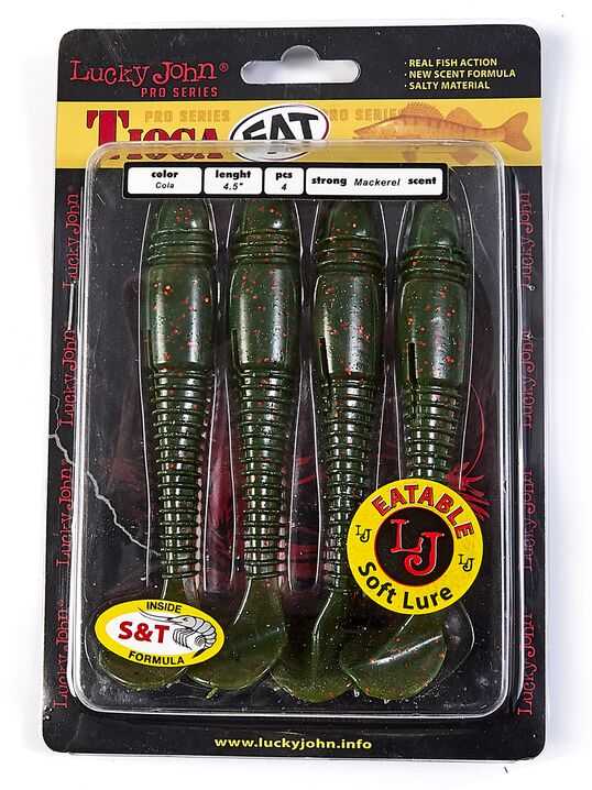 ВИБРОХВОСТЫ СЪЕДОБНЫЕ LJ PRO SERIES TIOGA FAT 4.5IN (11.40)/PA16